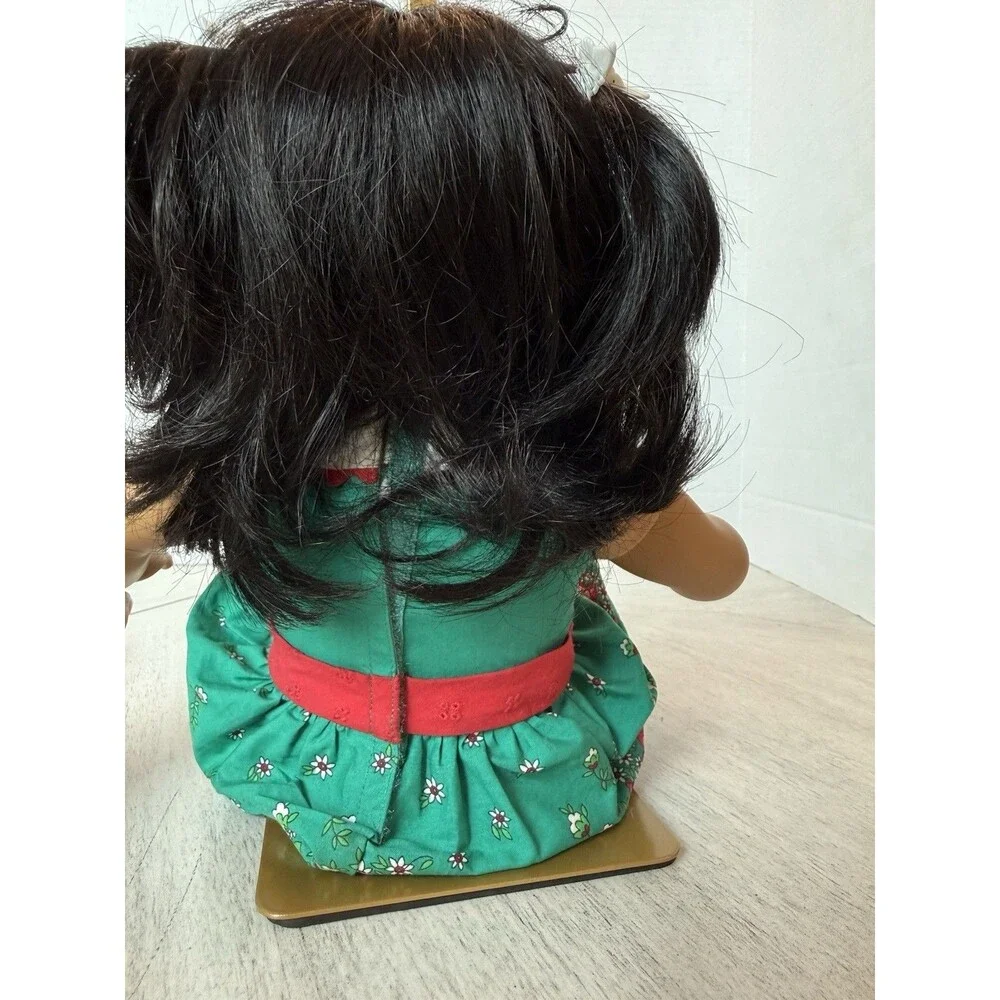American Girl Bitty Twin Asian Doll Black Hair Brown Eyes Kit Kittredge Outfit